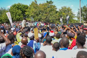 Presidential flag off in Kinango, Msambweni constituency, Kwale County