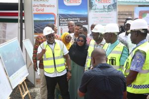 Presidential commissioning of Wasini/Mkwiro Island solar mini-grid in Kwale County