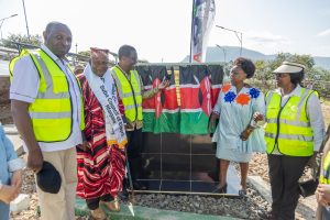CS Commissioning of Takwiri Island solar mini-grid in Homa Bay County