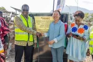 CS Commissioning of Takwiri Island solar mini-grid in Homa Bay County